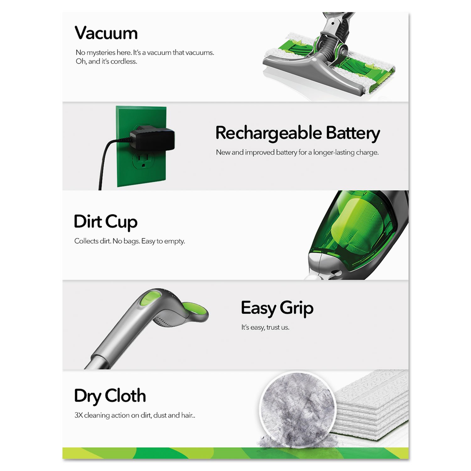 Swiffer Sweep And Vac, Vacuum Cleaner, Floor Sweeper Starter Kit on