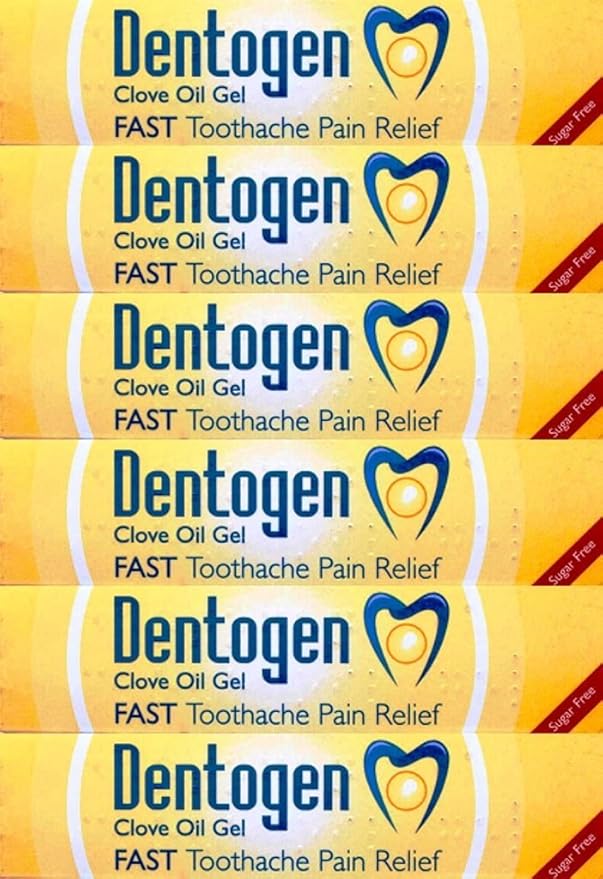 Dentogen Clove Oil Gel 10g Fast Relief x 6 Packs Amazon.co.uk Health