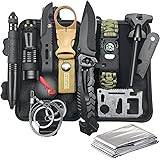 VEITORLD Gifts for Men Dad Him Christmas, Survival Gear and Equipment 12 in 1, Survival Kits, Cool Unique Fishing Hunting Bir