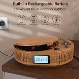 Arafuna Portable CD Player Bluetooth 5.0 Rechargeable Speaker FM Radio AUX view 3