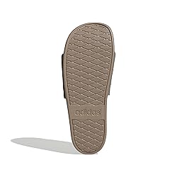 adidas Unisex Adilette Comfort Slide Sandal, Blanch