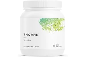 THORNE Creatine - Micronized Creatine Monohydrate Powder - Support for Muscles & Cognitive Function* - for Women & Men - Unflavored - NSF Certified for Sport - 5 g per Serving - 90 Servings