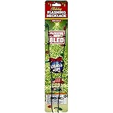 Rocky Mountain Goods Mini Bulb Christmas Lights Light Up Necklace - Mini Bulb LED Necklace for Ugly Sweater, Christmas Party - 3 Flashing Modes - Batteries Included