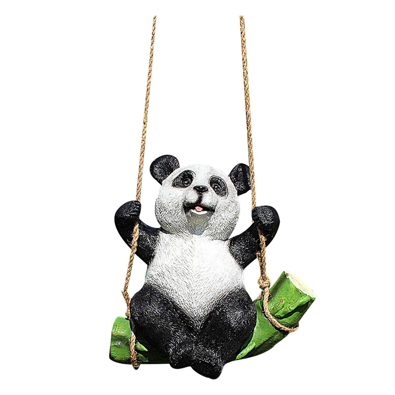 Koala Bear Swing Creative Cute Resin Garden Panda Statue Decoration, Polyresin Animal Furnishing Scu