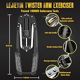 LEJIEYIN Twister Arm Exerciser Adjustable 22-440 lbs Hydraulic Power view 6