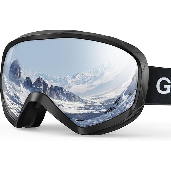 Amazon.com : Moncler ML0051 Shiny Black/Silver Unisex Ski Goggles