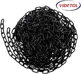VIDETOL 15m 5mm 304 Stainless Steel Chain Heavy Duty Black Welded Link for view 4