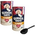 Quaker Old Fashioned Oats 18 oz (2 Pack) Bundled, VECOSAS Measuring Spoon - Portion and Savor the Best Traditional Oat