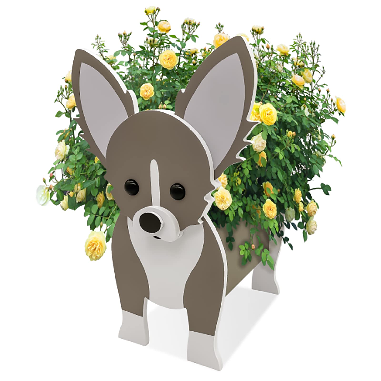 TDDKFB Creative Dog Planter Plant,Animal Plant Pots Garden Planters for Succulent,Small Gifts Dog Planter,Storage Containers Dog Planters PVC,Rectangular Plant Flower Pots Decor Outdoor Indoor