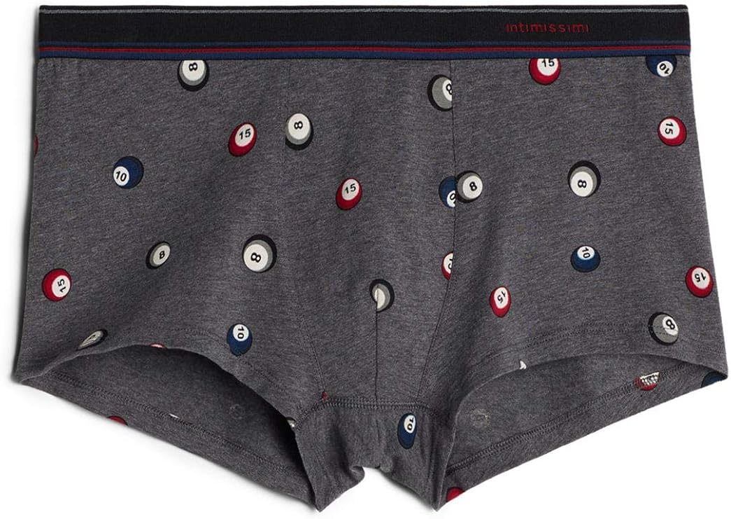 Intimissimi Calzoncillos de algodón microimpresos para Hombre, Print 216i St.palle Di