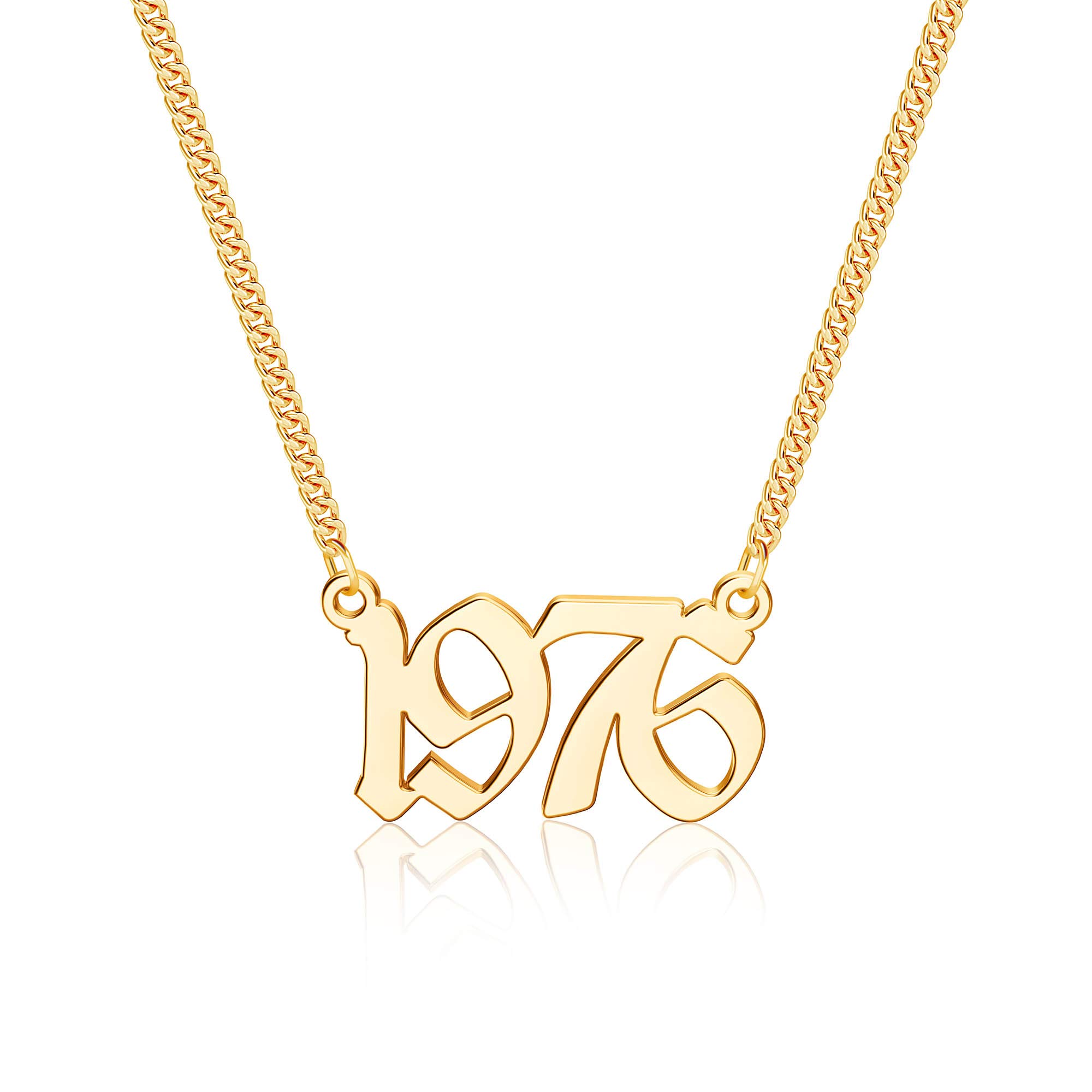 1976 Necklace, 44th Birthday Gifts for Women Birth