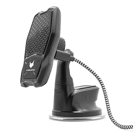 mobilefox® Qi Wireless Universal Auto Halterung Handy KFZ Halter PKW Induktiv Induktion