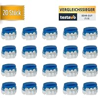 IPobie 20 Stück Wasserdichte Kabelverbinder Mit Gel – Für Rasenroboter, Garten, Außenbereich