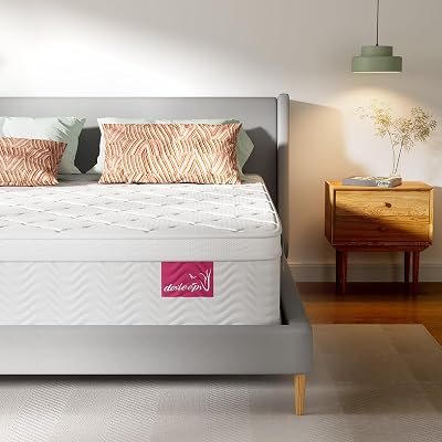 dosleeps 10.2 Inch Double Mattress 9-Zone Pocket Sprung Memory Foam 135x190