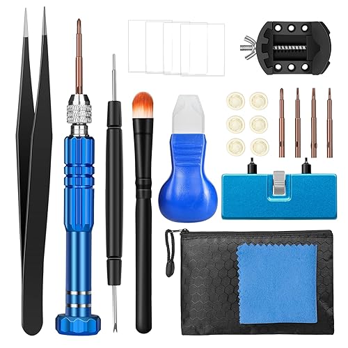 Vastar Watch Repair Kit with Screwdriver, Wrench, Case Opener