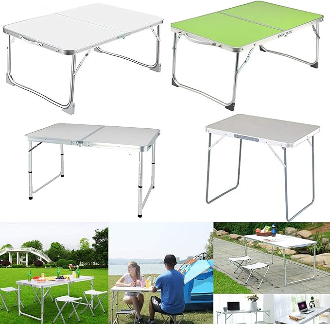 Mehrzweck-Klapptisch, Laptop-Schreibtisch, Tablett, weiß, 60 x 40 x 26