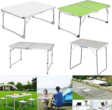 Mehrzweck-Klapptisch, Laptop-Schreibtisch, Tablett, weiß, 60 x 40 x 26