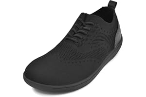 JACKSHIBO Barefoot Shoes for Men Slip on Shoes Minimalist Walking Sneakers Wide Toe Box Zero Drop Sole