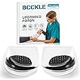 BCCKLE 2Layers Adjustable Orthopedic Heel Wedge Inserts,Upgrade Poron Heel Pads Inserts,Max Anti-Shock Heel Cushion for Supination,Pronation Correction,Bow Legs, Knee Pain, Foot Alignment.