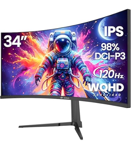 Amazon.com: Packard Bell 34-inch Ultrawide Curved Gaming Monitor