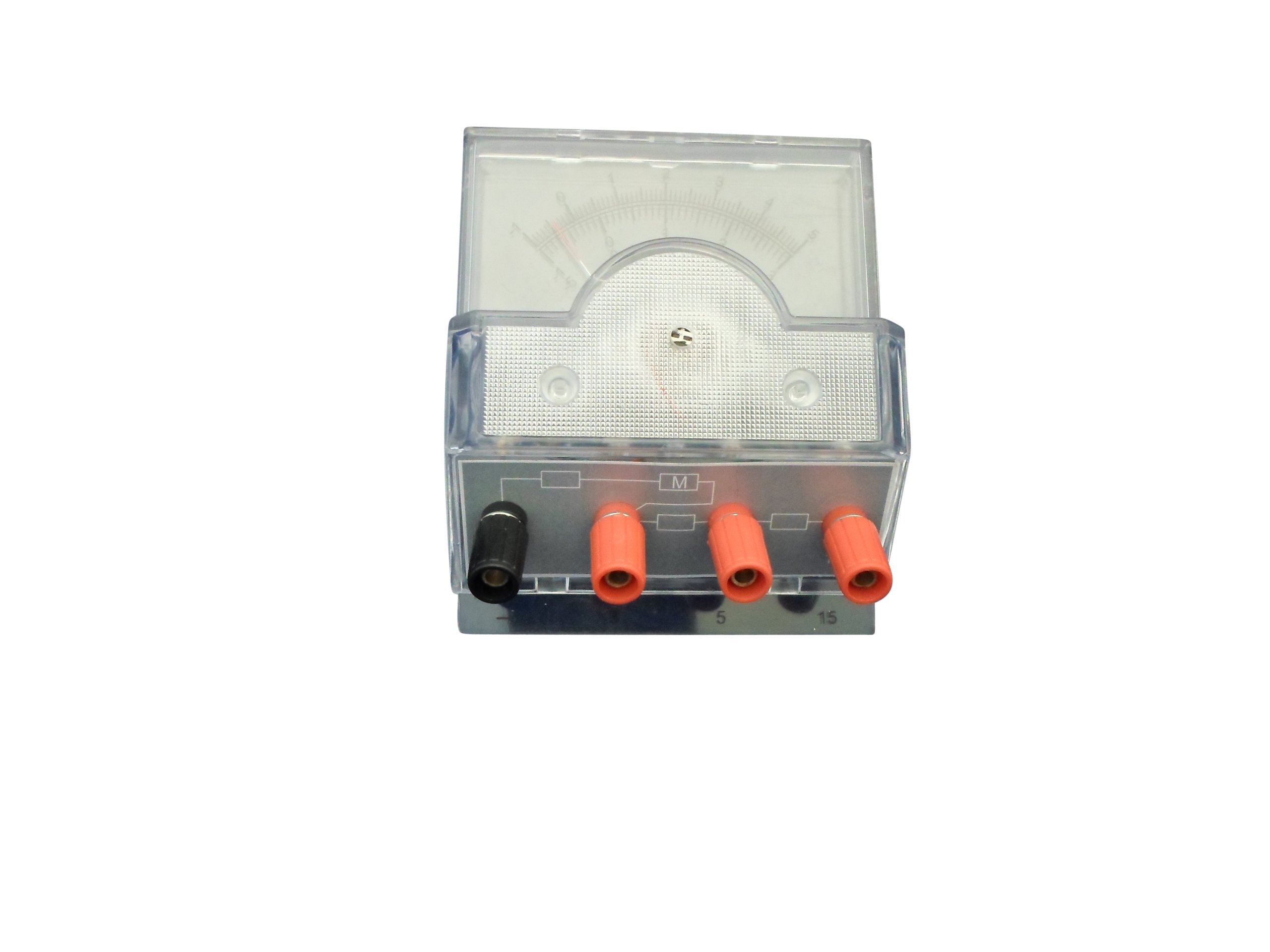 Ajax Scientific EL302-0000 Overhead Projection DC Voltmeter, 2.5% Accuracy, Transparent