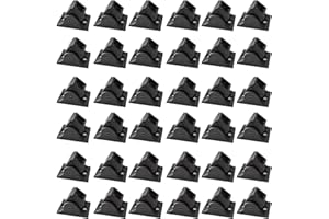 AAqq Decor 36-Pack Iron Baluster Swivel Shoes with 72-Pack Screw for 1/2" Square Balusters for Staircase Interior(A-Flex-36)