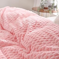 Puncuntex Light Pink Throw Blanket 60"×80" inches