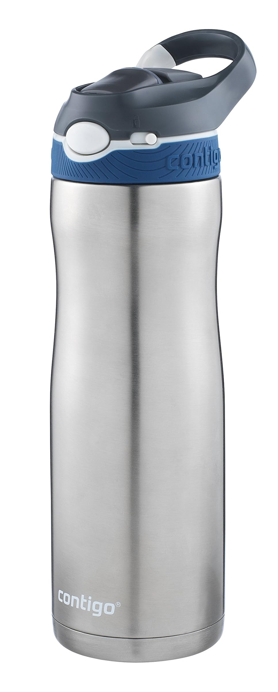 Contigo Water Bottle 20 oz. Auto Pop Straw assyurandotiru Stainless Steel
