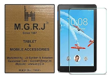 M G R J Tempered Glass Screen Protector For Lenovo Tab E8 Tablet Tb 04f Tb 04f1 8 Inch Amazon In Computers Accessories