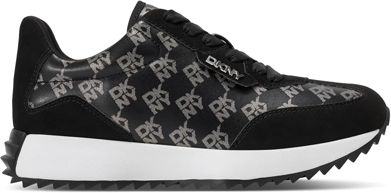 Naples-Lace Up - Zapatillas Deportivas para Mujer, Color Negro y níquel, Talla 38,5 EU, Negro y níquel, 38.5 EU