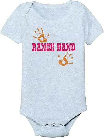 Amazon.com: Ranch Hand Cool Funny Infant One Piece: Clothing