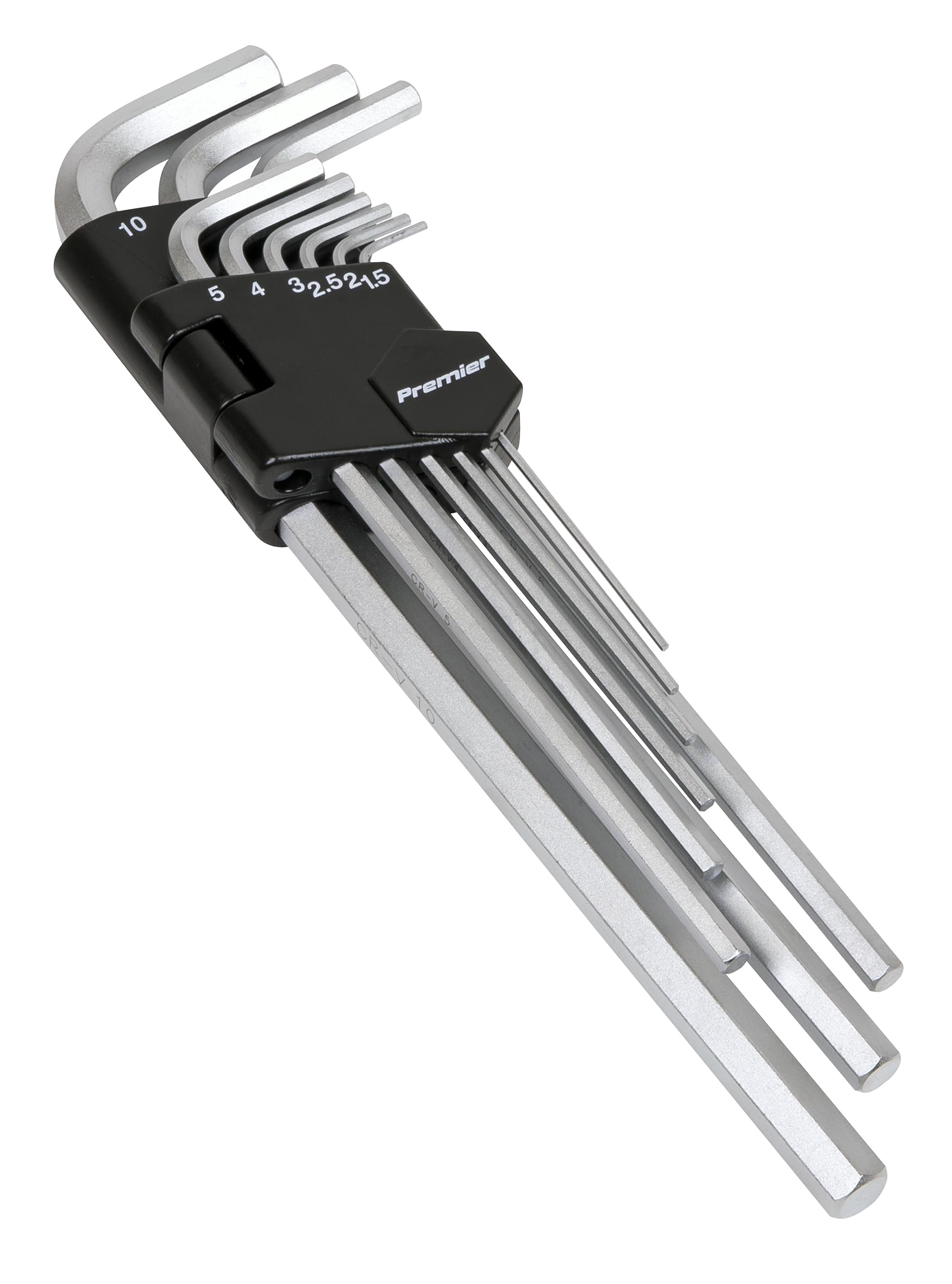 Sealey Ak7137 Hex Key Set 9Pc Extra-Long Metric