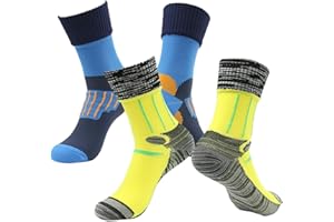 RANDY SUN [SGS Certified Unisex Waterproof & Breathable Hiking/Trekking/Ski Socks 1&2 Pairs