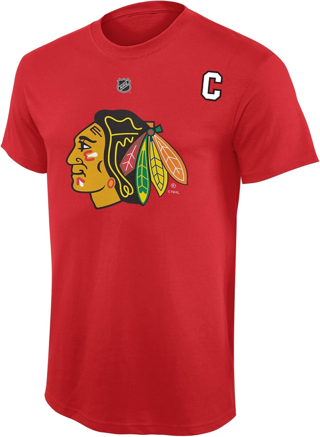 Outerstuff NHL Youth Performance Team Color Player Name and Number T-Shirt : Clothing
