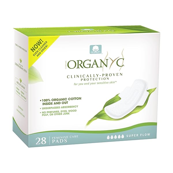 ORGANYC NEW AND IMPROVED 100% CERTIFIED ORGANIC COTTON...