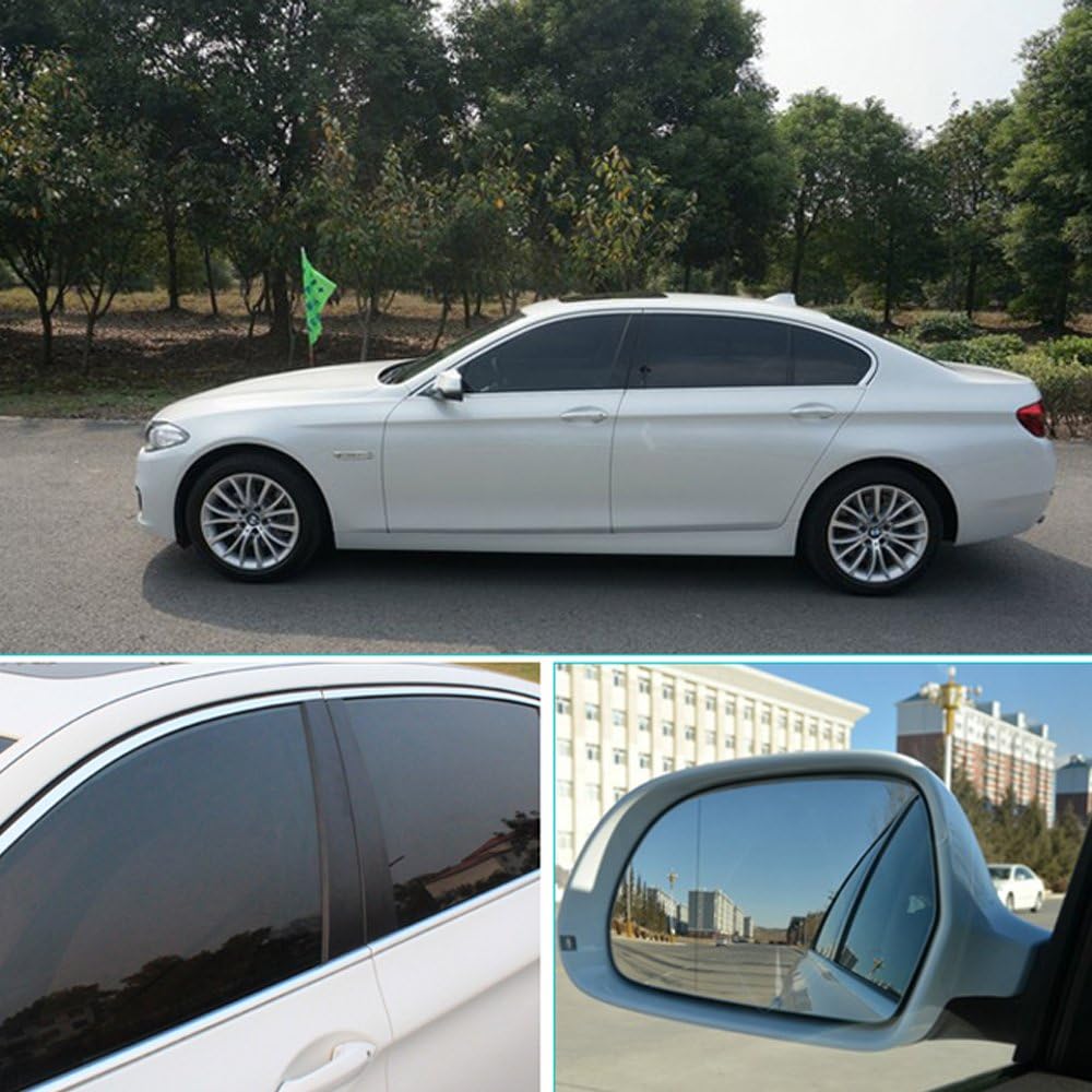 Automotive Window Tinting Kits ATMOMO Black 32 VLT Car Window Foils Solar Protection Film