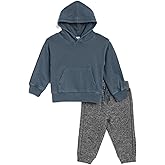Splendid Baby Boys' Perfect Storm Hoodie 2-Piece Set, Storm, 3-6 Months