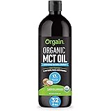Organic MCT Oil from Non-GMO Coconuts by Orgain, Paleo & Keto Supplement, Sustains Energy, Mixes Easily in Coffee or Tea, 13g