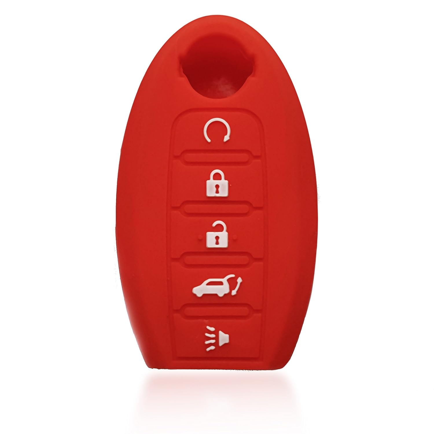 代引不可 ドブレフ5ボタンシリコンケースプロテクターキーfobスマート車リモートホルダーfor Nissan Altima Maxima Sedanパスファインダー レッド 30 B072lz1hyn レッド レッド 在庫一掃 Haileethiopiatours Com