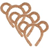 Yolyoo 3pcs Chipmunk Ears Headband Mouse Ears Fuzzy Mouse Headband Cosplay Animal Halloween Christmas Costume