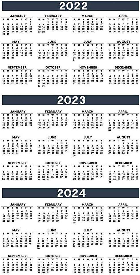 Executive 7 Ring Check Binder, 500 Check Capacity, for 9x13 Inch Sheets, with 6 Year Calendar Organizer, Sleek Business Design, Premium Quality - Navy Color (11705) : Office Products