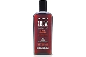 American Crew Shampoo, Conditioner & Body Wash for Men, 3-in-1, 8.4 Fl Oz