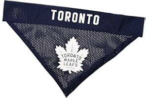Pets First TOR-3217-L-XL Toronto Maple Leafs Reversible Bandana, Large to Extra Large