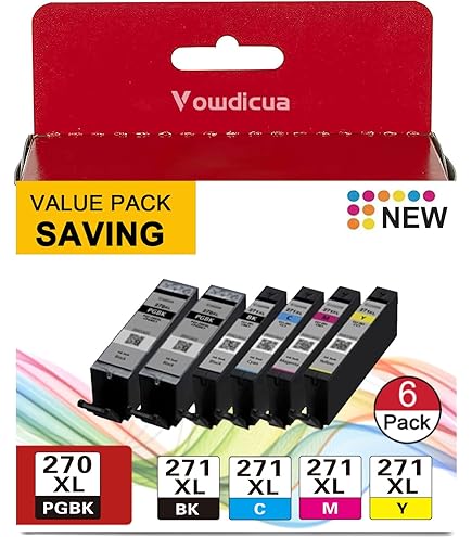 Amazon.com: Canon PGI-270XL, CLI-271XL C/M/Y/K Ink Cartridges