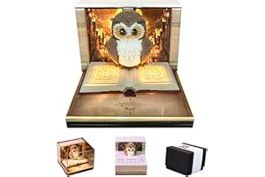 SIWEME 3D Calendar 2026 Paper Art Memo Pad,Tear-Away 3D Desk Time Piece Calendar DIY Note for Record, Bookmark, Gift & Office Decor (Owl)