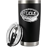 Panvola I Ate Some Pi And It Was Delicious Vacuum Insulated Tumbler Math Gifts Physics Math Teacher Stainless Steel Travel Mug with Lid and Straw 20 oz Black