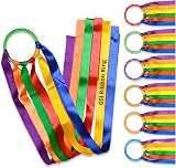 GSi Ribbon Rings for Kids 6-Pack with Storage Bag 32 in Ribbons view 1