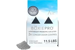 BOXIECAT Boxie® Probiotic Cat Litter, Lightweight 40-Day Odor Control, Clumping, 11.5lb