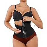 Lover-Beauty Waist Trainer, Tummy Control Waist Cincher Corset for Women, Hourglass Body Shaper, Black, 3XL
