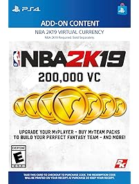 NBA 2K19: 200000 VC Pack - PS4 [Digital Code]